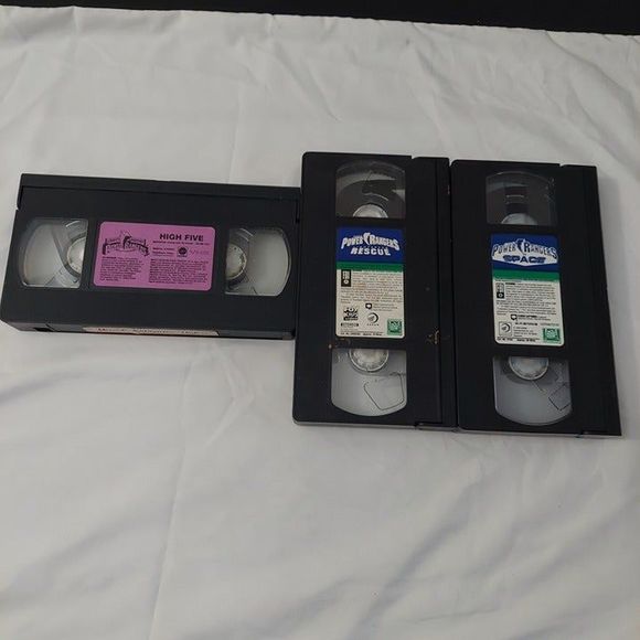 Lot of 3 Fox Saban Mighty Morphing Power Rangers VHS Video Tape High Five Space - Picture 1 of 5
